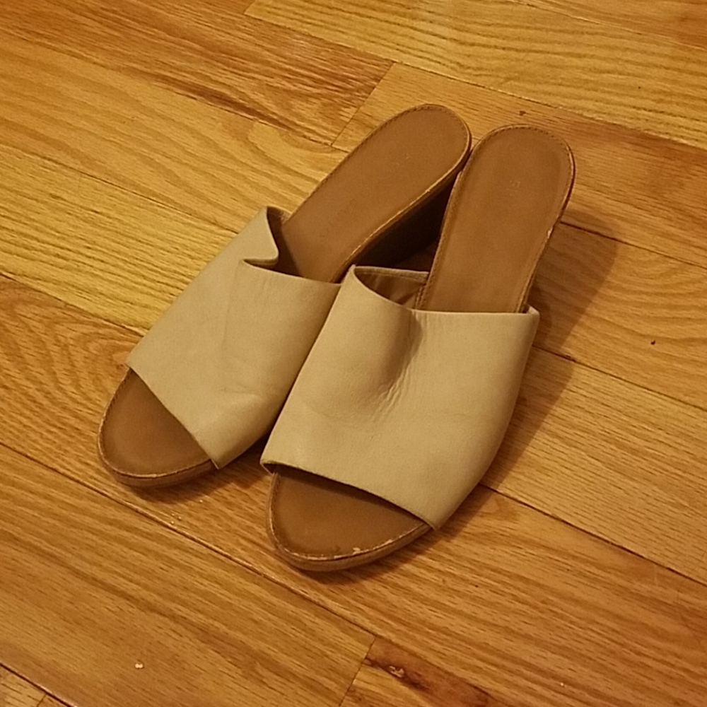 Franco Sarto Diego leather wedge sandal